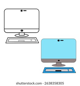 Modern and clean vector icon set of computer hardware. Ideal for UI UX, infographics, tech apps, and educational content. Fully scalable and editable for any digital project.