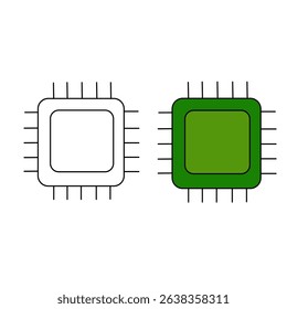 Modern and clean vector icon set of computer hardware. Ideal for UI UX, infographics, tech apps, and educational content. Fully scalable and editable for any digital project.