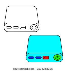 Modern and clean vector icon set of computer hardware. Ideal for UI UX, infographics, tech apps, and educational content. Fully scalable and editable for any digital project.