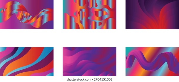 Modern and clean vibrant gradient Abstract and dynamic background and graphics resource, Vector illustration of Abstract and dynamic background