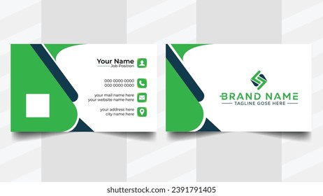 modern and clean visiting card template design