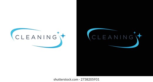 Modern Cleaning Logo Design for Housekeeping and Janitorial Branding