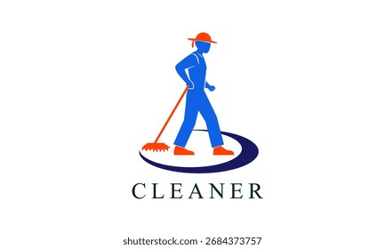 Modern Cleaning Logo Design Template