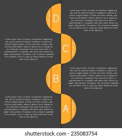 Modern, clear template. Can be used for infographics, websites elements, presentations, comparison, packages, advertisement.