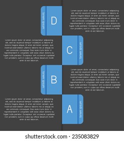 Modern, clear template. Can be used for infographics, websites elements, presentations, comparison, packages, advertisement.