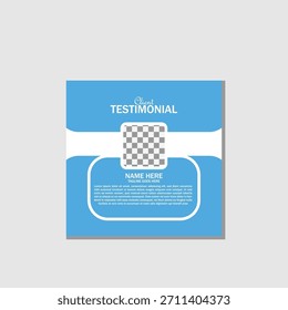 modelo depoimento cliente moderno design