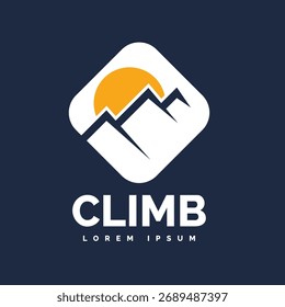 Un diseño moderno del Vector del logotipo de la subida