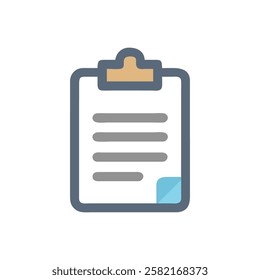 Modern Clipboard Icon for Planning