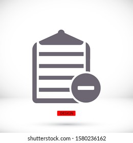 Modern clipboard line icon. Vector illustration Premium pictogram highlighted on a white background. Vector illustration. Symbol of high quality touch. Clipboard icon in modern line style