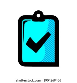 Modernes Symbol für die Zwischenablage, Vektorsymbol. Premium-Piktogramm einzeln auf weißem Hintergrund, Vektorsymbol.