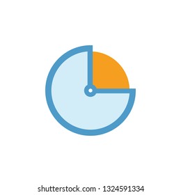 Modern clock icon