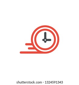 Modern clock icon