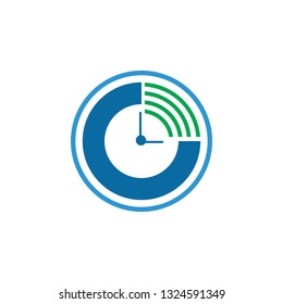 Modern clock icon