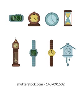 Modern clock time, great design for any purposesModern clock time, great design for any purposes. Alarm clock. 
