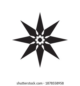 Modern Clockwork compass logo symbol