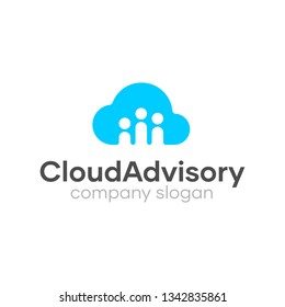 Modern Cloud Advisor Logo Design Idea Stock Vector (Royalty Free ...