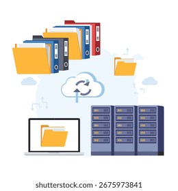 Sistema moderno de gerenciamento de arquivos baseado em nuvem para organização e acessibilidade de dados eficientes