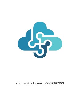 modern cloud community people logo