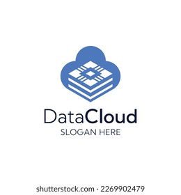 modern cloud storage data logo