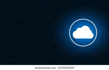 Moderne Cloud-Technologie - futuristisch, Online-Speicherung, Arbeit von zu Hause