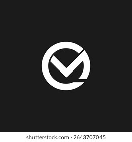 Modern CM or MC monogram logo with rounded creative letterforms. Ideal for branding, identity, or corporate use. Clean, bold, minimal, and professionally designed vector style.