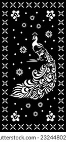 Modern Cnc Motif Bird Pattern