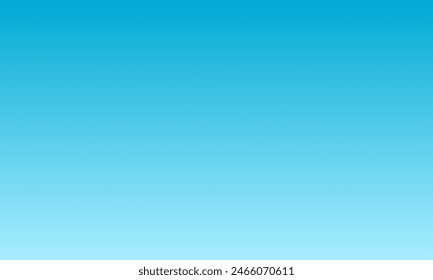 Modern cobalt blue color gradient sky transition style illustration. Elegant flat and blank template overlay decoration