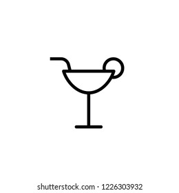 Modern cocktail icon