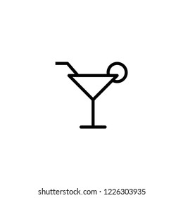 Modern cocktail icon