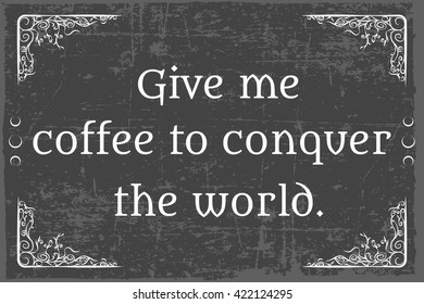 modern coffee background, illustration in vector format