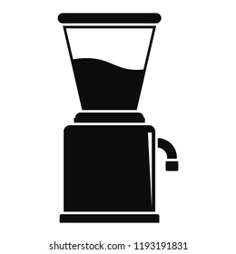Modern coffee grinder icon. Simple illustration of modern coffee grinder vector icon for web design isolated on white background
