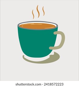modern coffee icon vector illustration