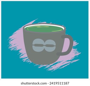 modern coffee icon vector illustration