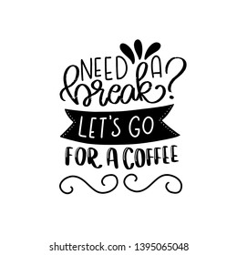 Modern coffee lettering typography. Life begins after coffee. Hand drawn lettering phrase. Modern motivating calligraphy decor. Scrapbooking or journaling card with quote. 