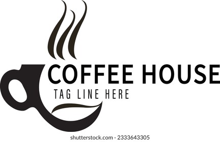 Modern Coffee-Logo, Café, Coffee Shop-Logo, Coffee-Logo-Designer, Tee-Logo, Tasse