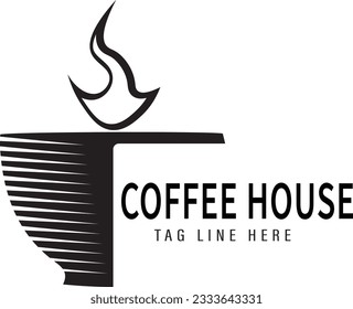 Modern Coffee-Logo, Café, Coffee Shop-Logo, Coffee-Logo-Designer, Tee-Logo, Tasse