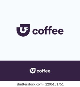modern coffee logo concept identity for Restaurant, Cafe,