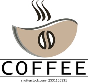 Modern Coffee logo design eps cafe logo coffee shop 