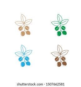 modern coffee logo vector design