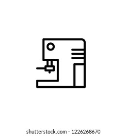 Modern coffee machine icon