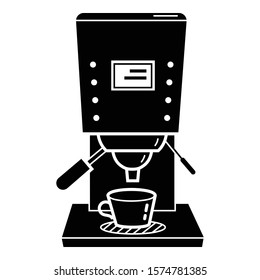 Modern coffee machine icon. Simple illustration of modern coffee machine vector icon for web design isolated on white background