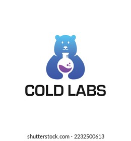 Modern Cold Lab Logo Design