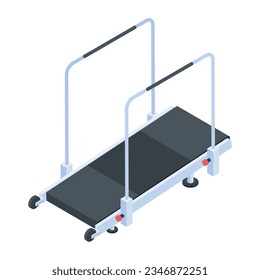 Modern Collection of Workout Isometric Icons 
