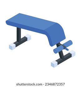 Modern Collection of Workout Isometric Icons 
