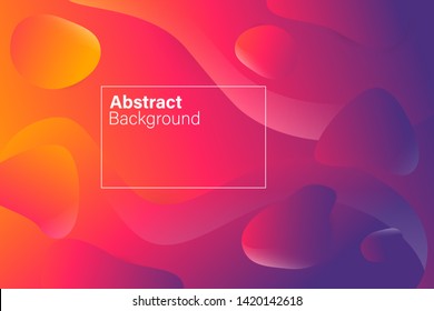 Modern coloful abstract background. Trendy dramatic colors. 