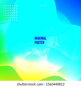 Modern color abstract background. Vector gradient mesh.