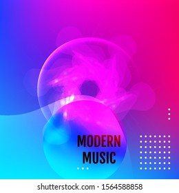 Modern color abstract background. Vector gradient mesh.