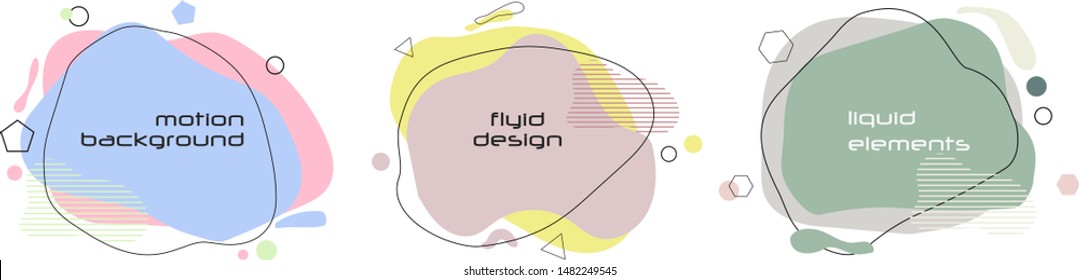 Moderne Farbe abstrakte flüssige Form, Halbtonmuster, fließende Farbe überlappen Farbverlauf Hintergrund. 