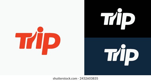 modern color agency travel check business logo. transport, logistics delivery logo design