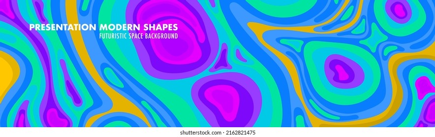 Modern color background for covers, banners, flyers, posters. Abstract colorful curve lines. Graphic concept for your design